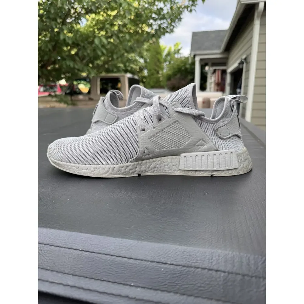 Adidas NMD XR1 Shoes Mens Size 14 Gray White Boost Mesh Athletic Running BY9923